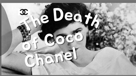 chanel origini|Chanel death.